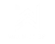 Black and white Walnut 38 logo featuring angular double-W monogram design with bold lines, representing a modern Lancaster apartment community.