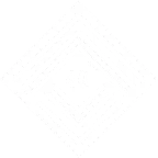 Baseball Diamond Inspired White Logo with 'SR' Stadium Row in the middle 