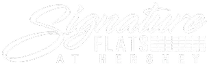 Signature Flats at Hershey Logo White 