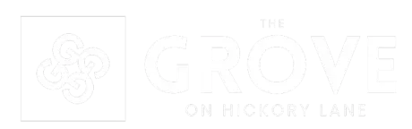 Grove on Hickory White Logo